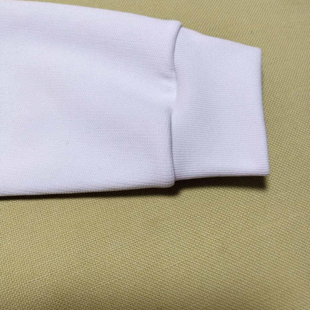 TaylorMade ホワイト 厚手冬素材カットソー、バックプリント