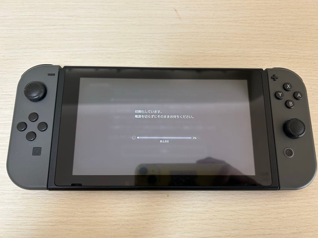 Nintendo Switch グレー 本体 付属品完備 SDカード付き