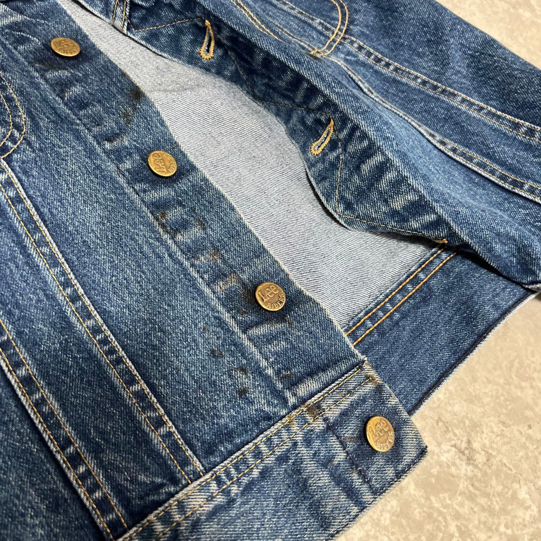 USA製　80S Lee Gジャン　デニムジャケット　36R カバーオール