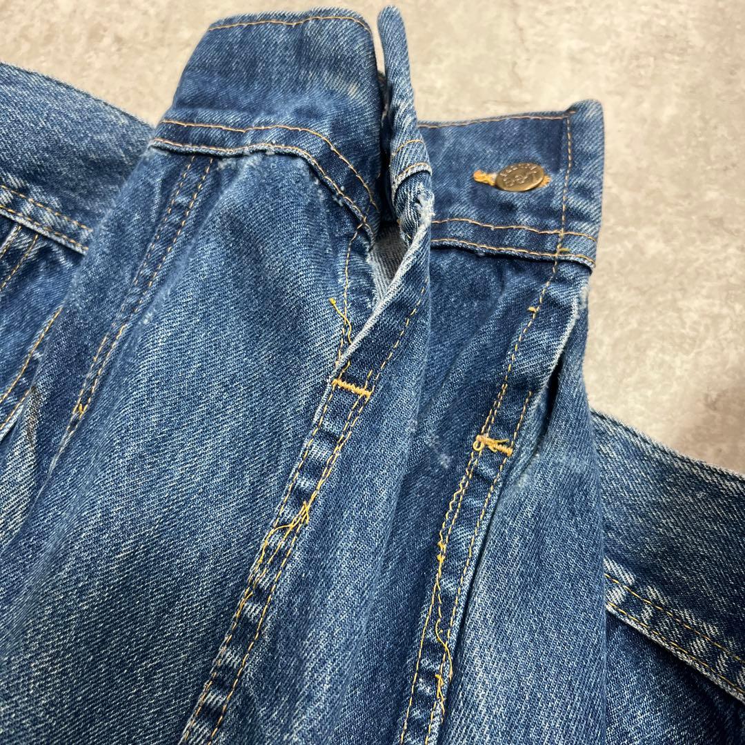 USA製　80S Lee Gジャン　デニムジャケット　36R カバーオール