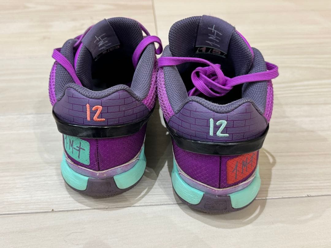 Nike バスケットボールシューズ 紫/緑