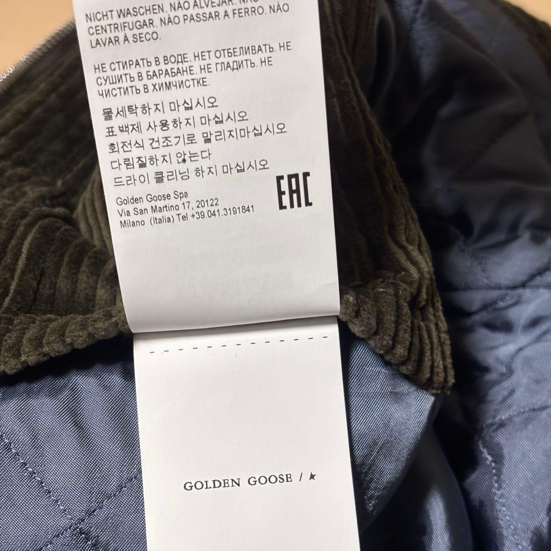 美品　GOLDEN  イタリア製　コーデュロイ　ジャケット　ブルゾン