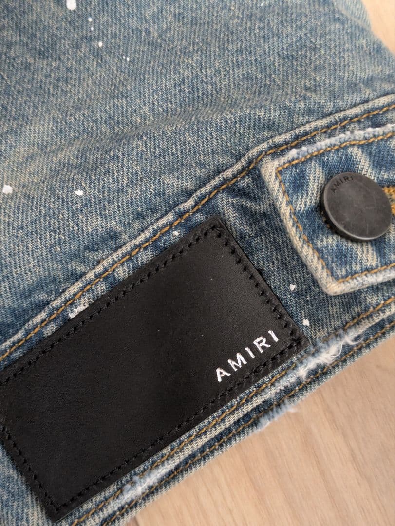 yyy　Amiri/アミリ デニムジャケット パッチ付き　M