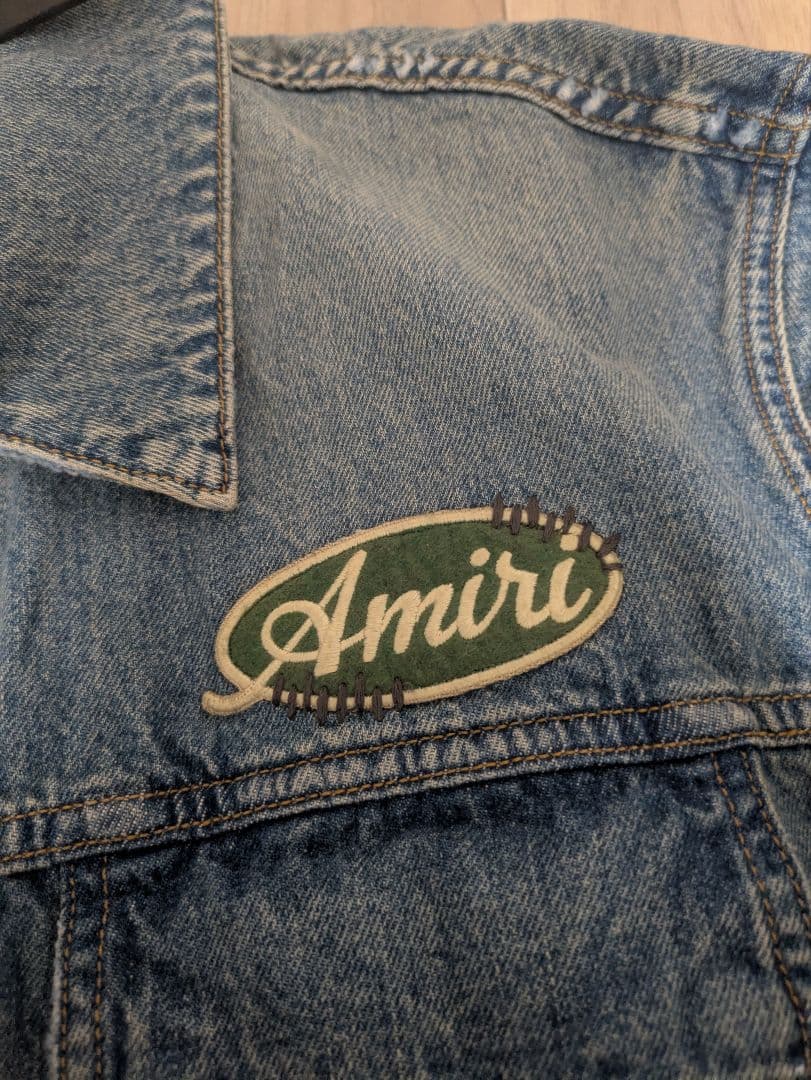 yyy　Amiri/アミリ デニムジャケット パッチ付き　M