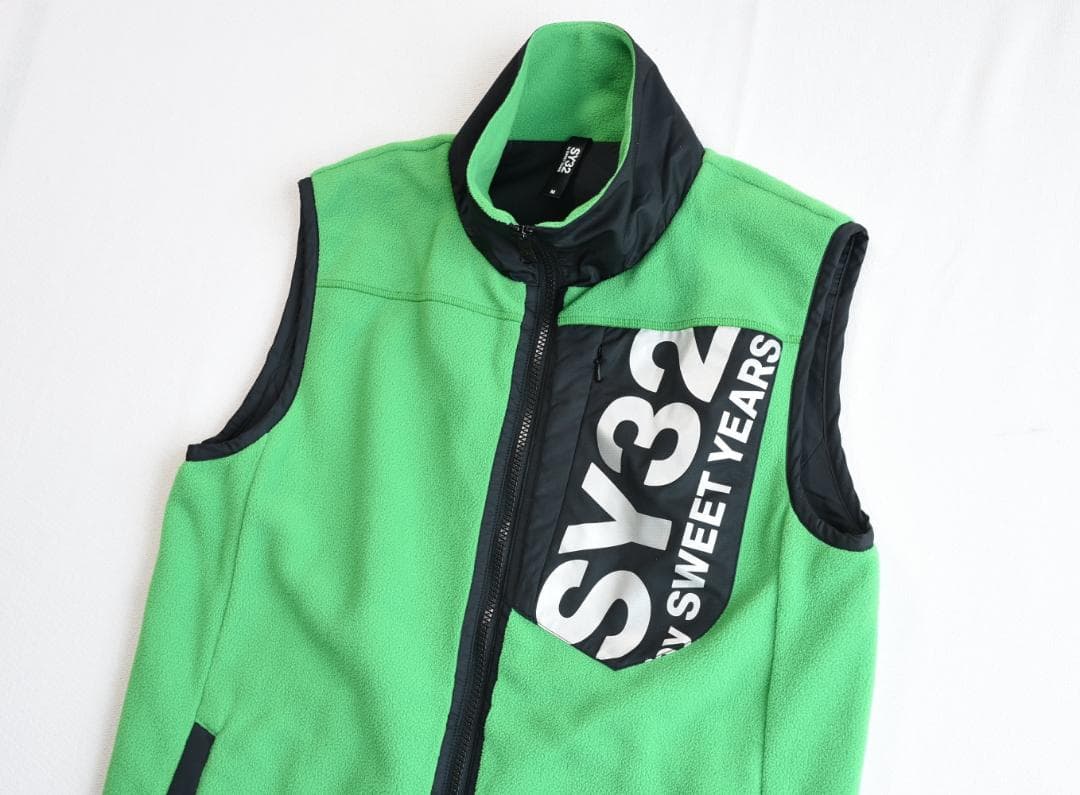 SY32 SWEET YEARS（スウィートイヤーズ）ジップフリースベストM