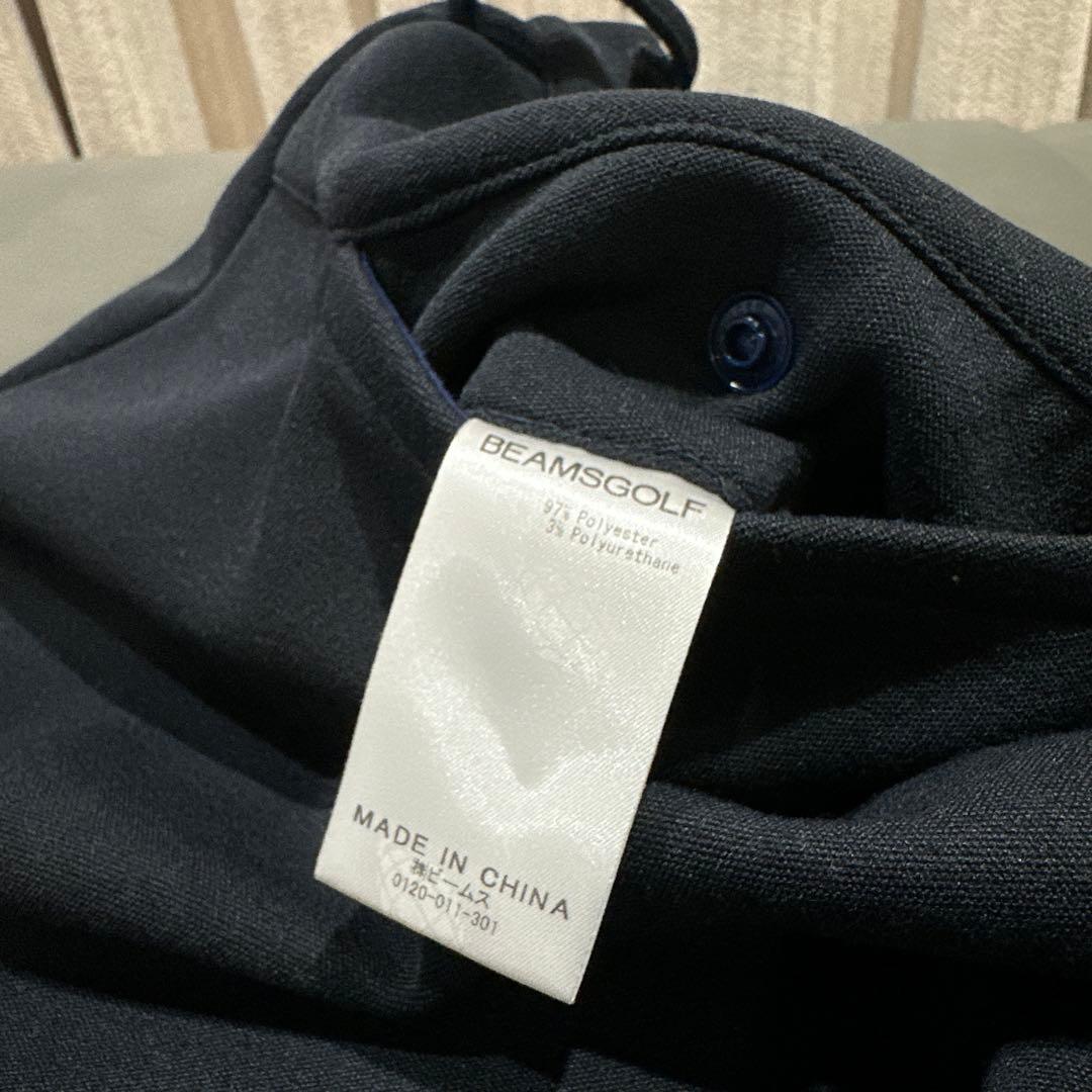 【BEAMS GOLF】ゴルフパンツ　ネイビー　L 美品