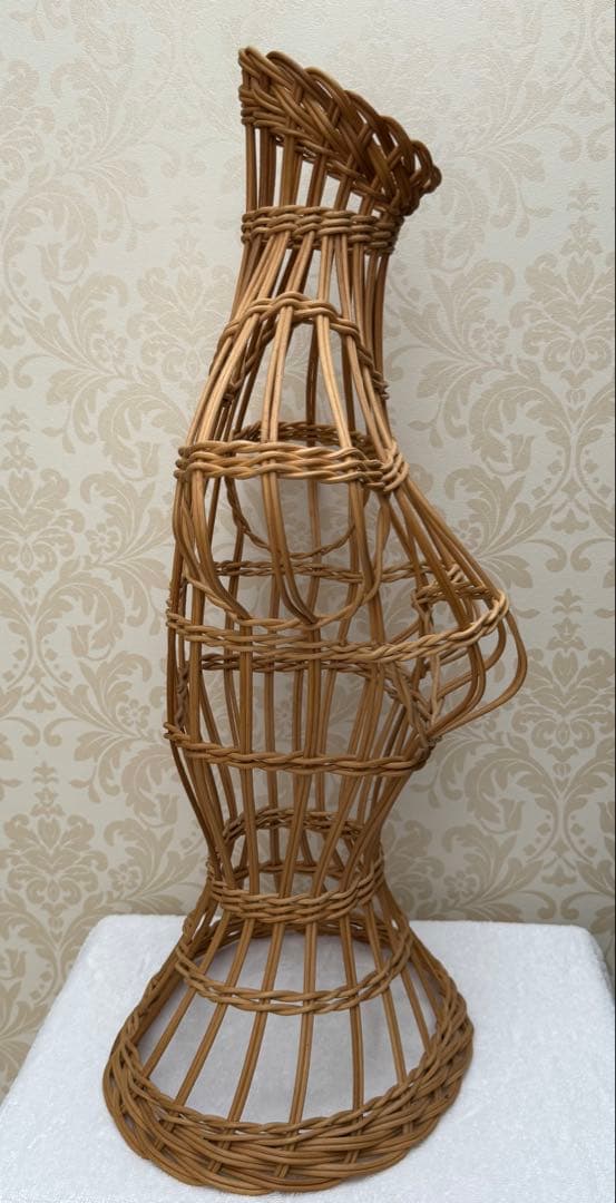 最終価格、籐製ディスプレイ、トルソー 、ナチュラル雑貨、ボディ、即購入OK