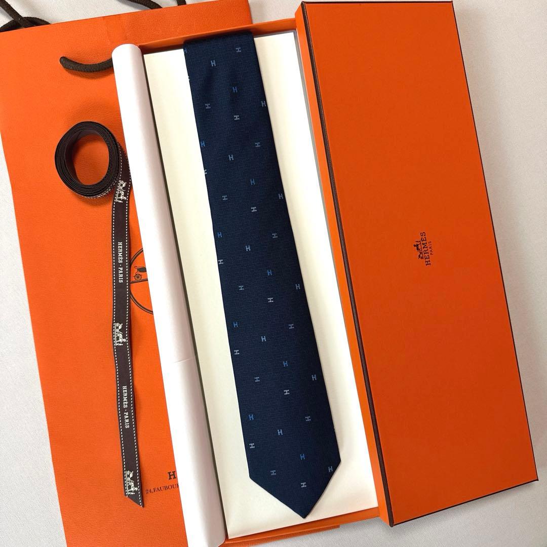 エルメス ネクタイ《スプレッドH》新品 未使用