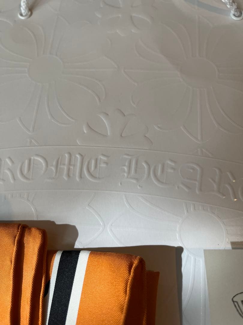 クロムハーツ CEMETERY CROSS SILK SCARF