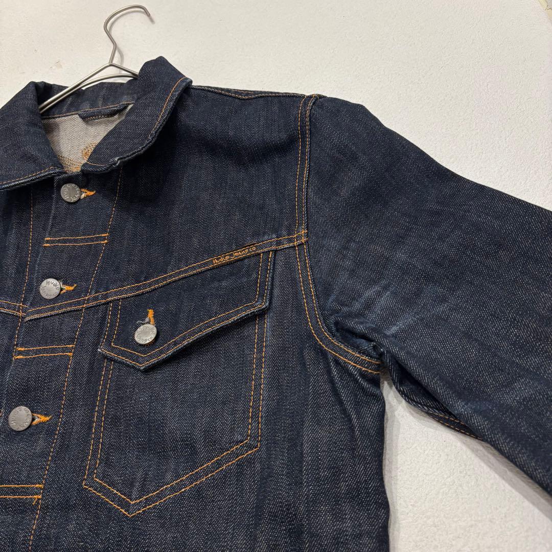 nudie jeans 美品 濃紺 CONNY デニムジャケット gジャン