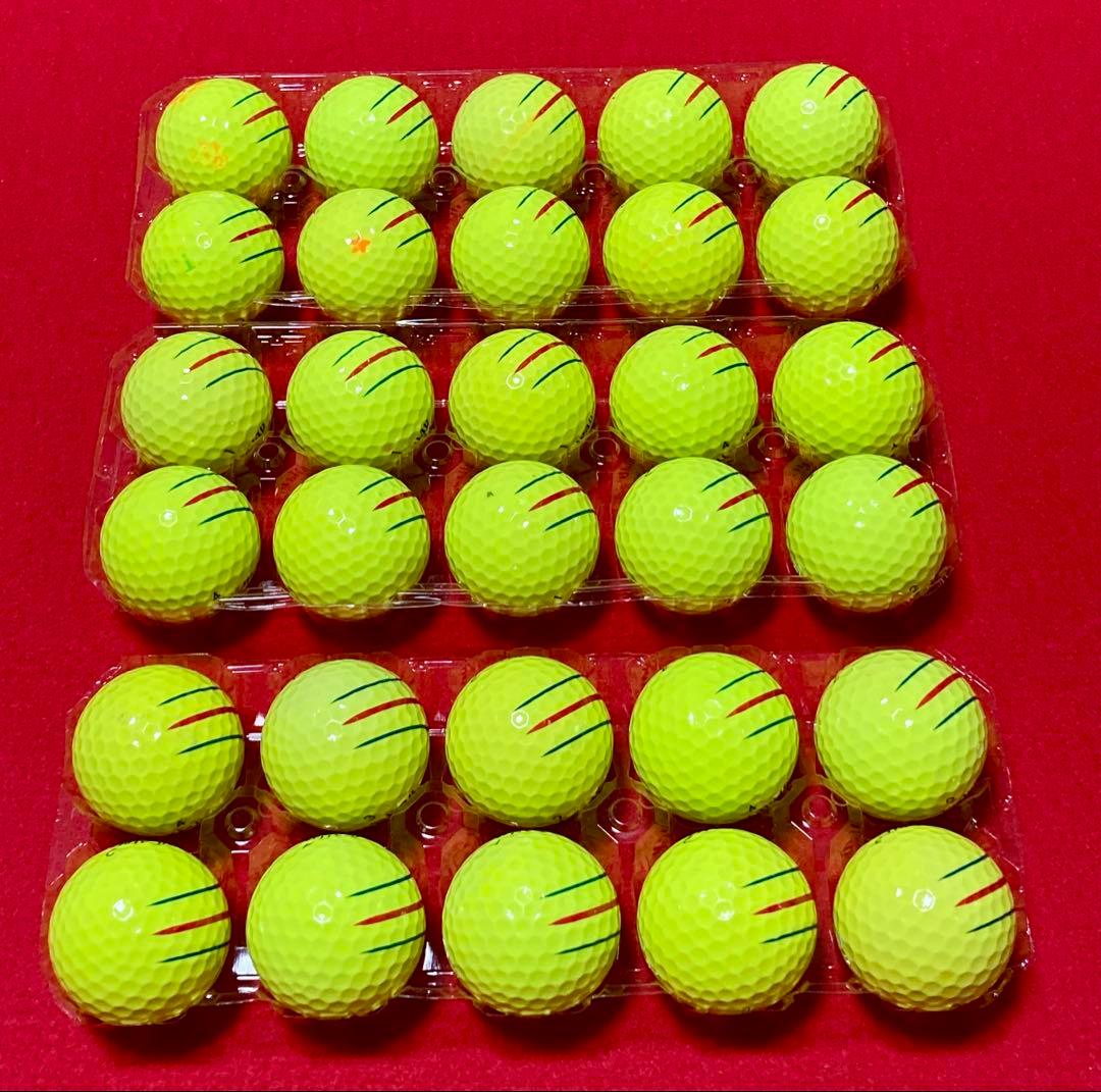 M130【中古ボール】キャロウェイ/E•R•C SOFT/トリプル/ 30個黄色