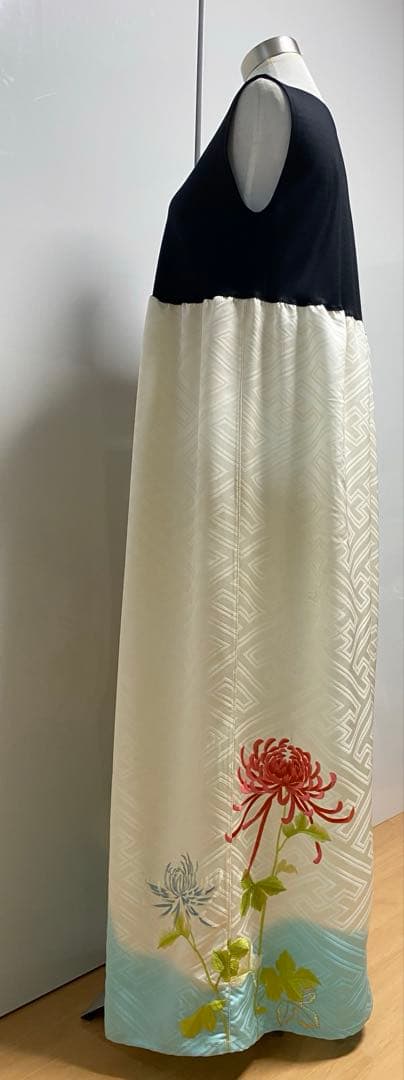 2245&2246 『 Monmo様　確認用』着物リメイク　振袖ワンピース　 S