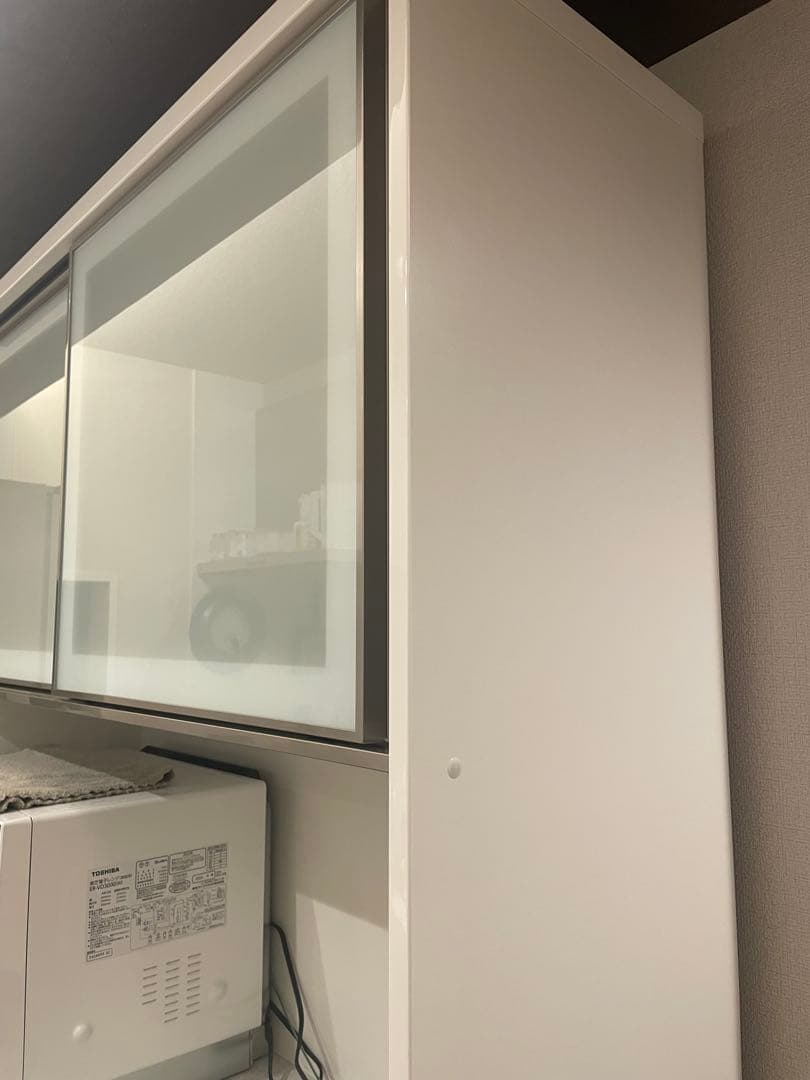 ニトリ食器棚(アルミナ2 120KB WH) 4月初旬以降発送