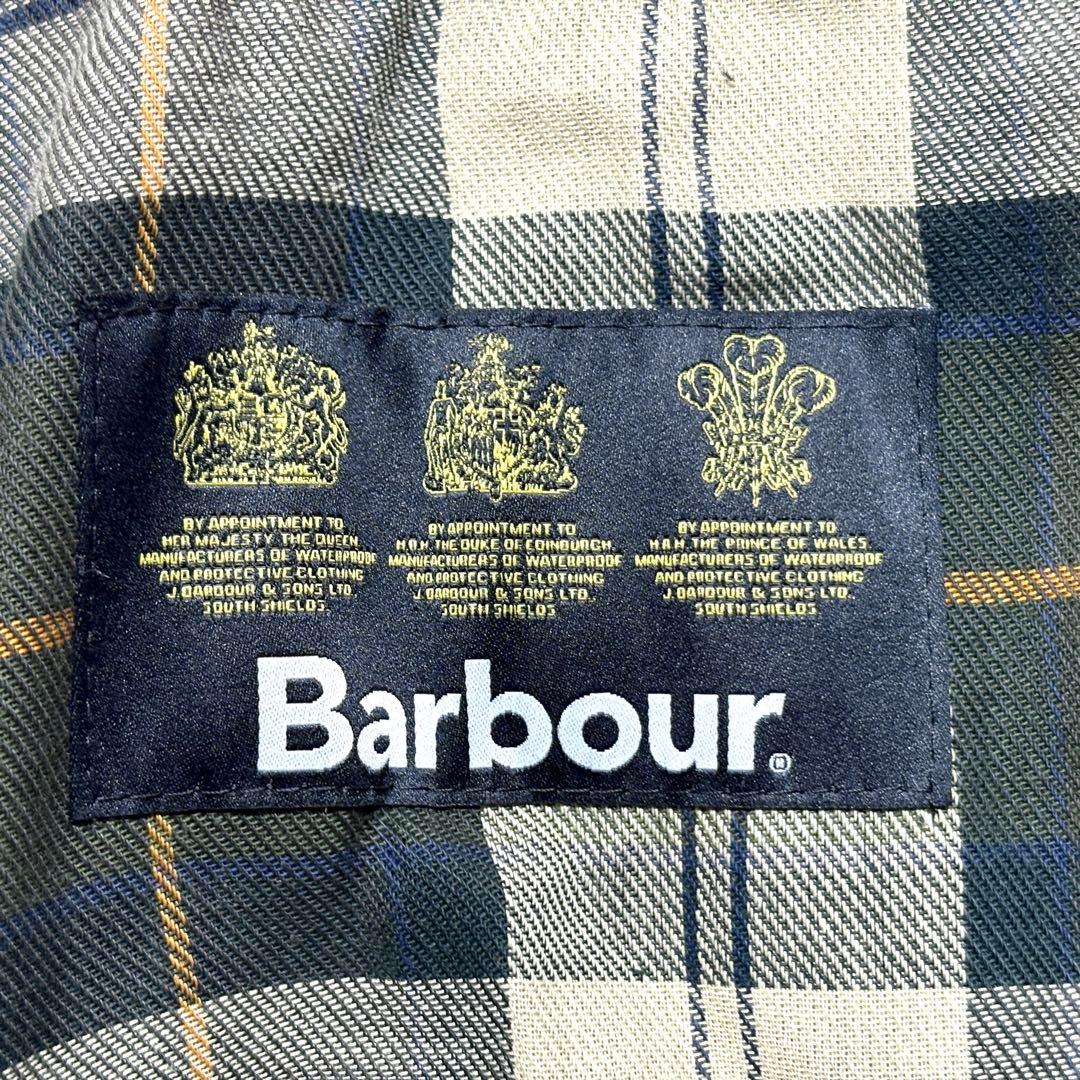 【未使用】Barbour バブアー ワックスドコットンフード