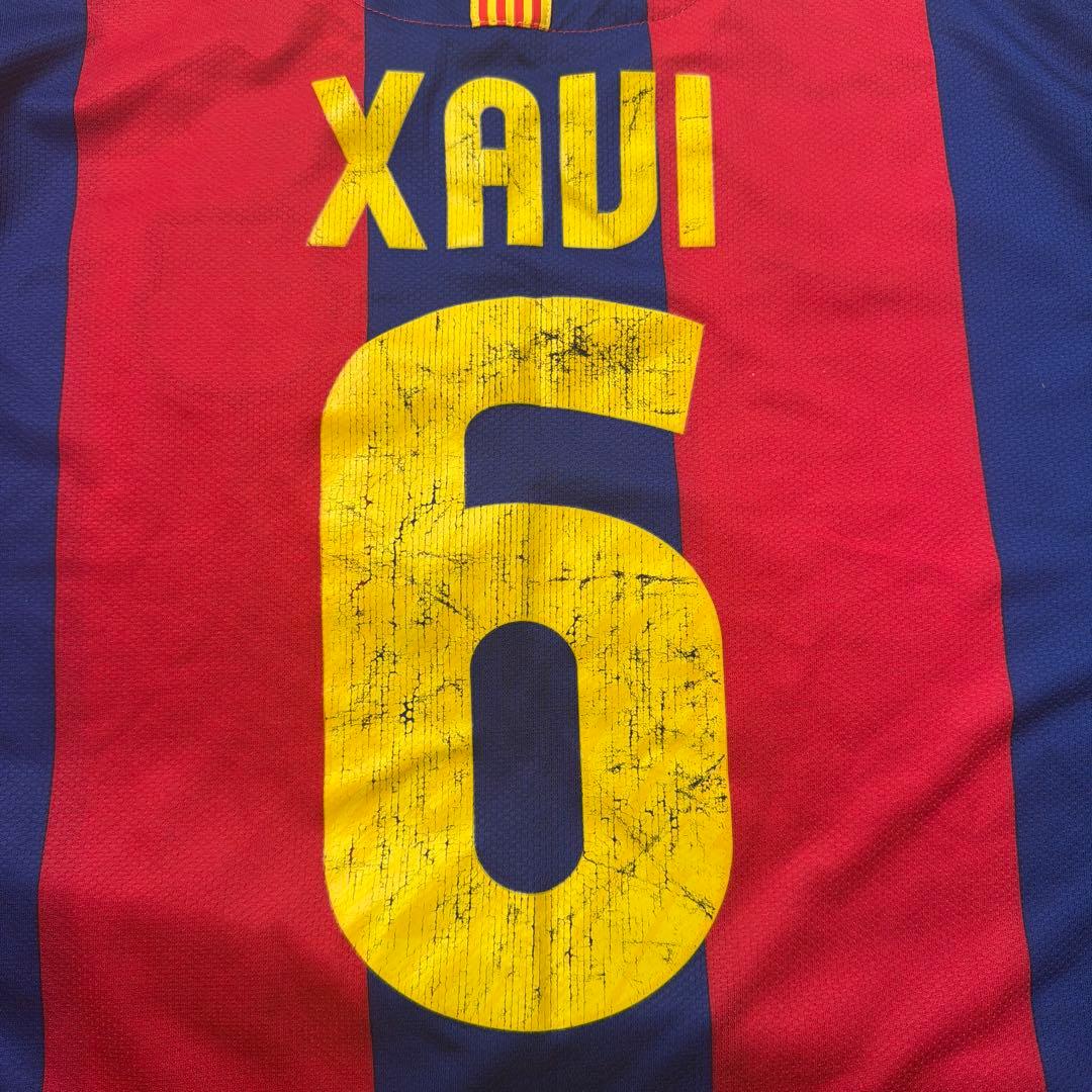 10/11 FCバルセロナ 長袖 ユニフォーム 6番 シャビ サイズM