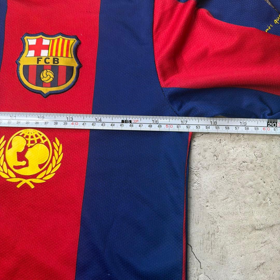 10/11 FCバルセロナ 長袖 ユニフォーム 6番 シャビ サイズM
