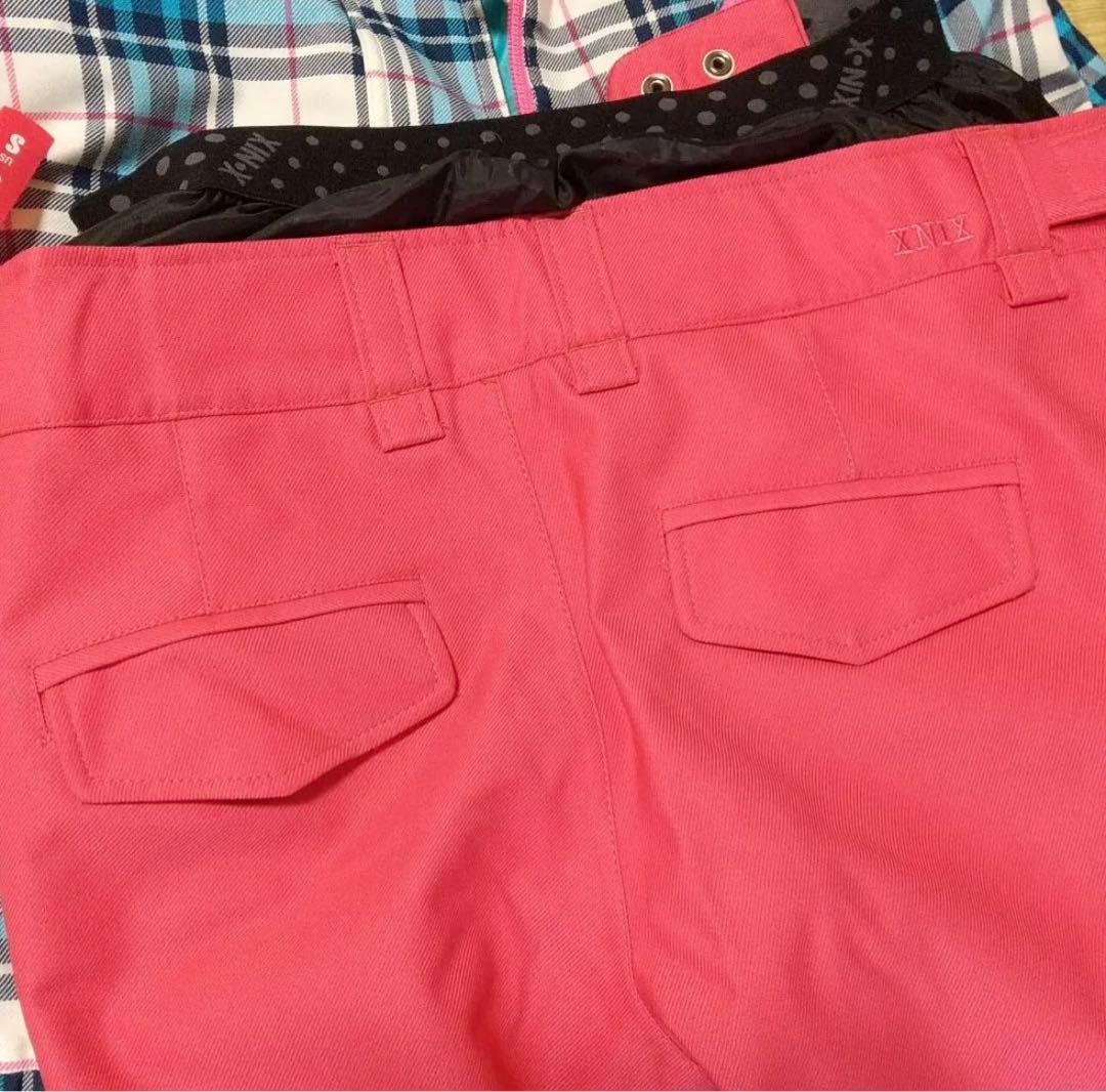 スノボウェア レディース スウィベル エクスニクス ピンク