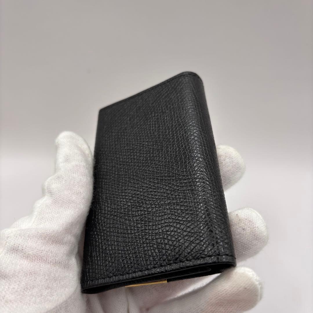 yves saint laurent キーケース　6連　ブラック　ゴールド金具