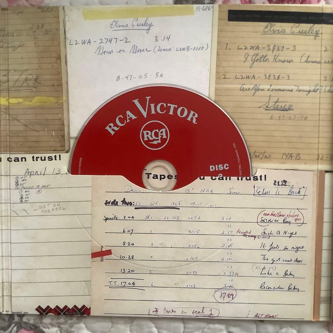 エルヴィスプレスリー【FTDエルヴィス•イズ•バックSessions 】4CD