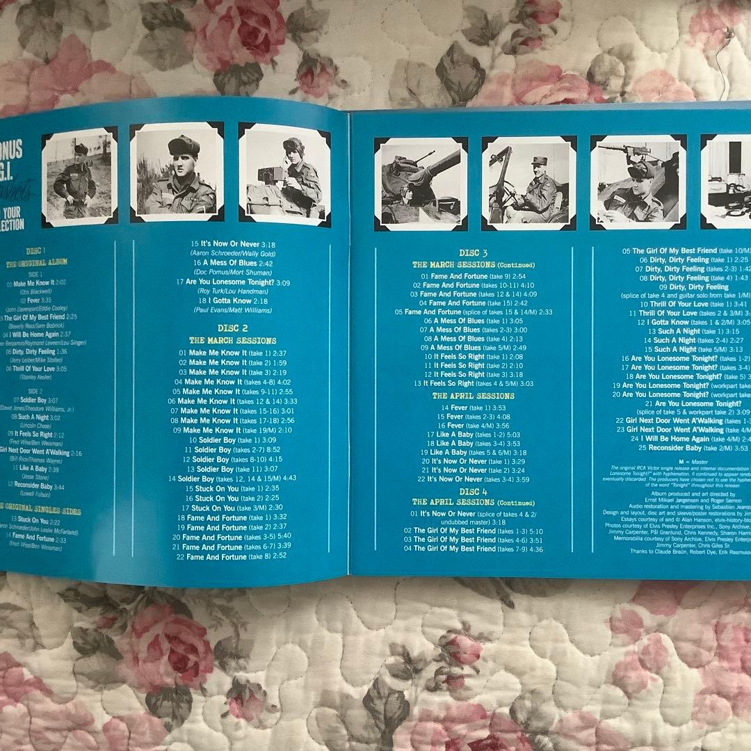 エルヴィスプレスリー【FTDエルヴィス•イズ•バックSessions 】4CD