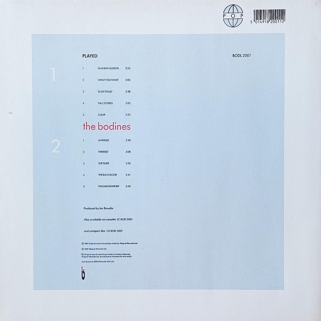 Played（ネオアコ名作LP）/The Bodines