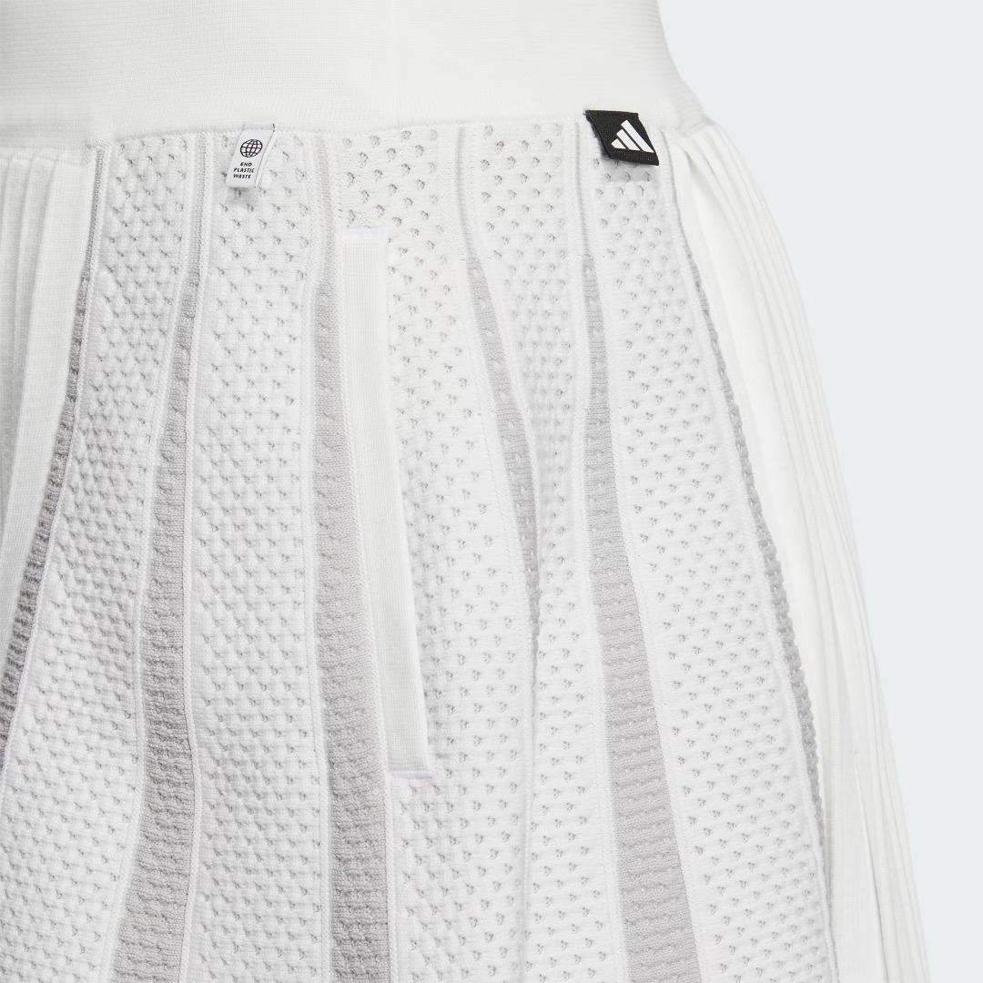 【L】定価41,800円 アディダスゴルフ セーター&フレアースカート 黒白