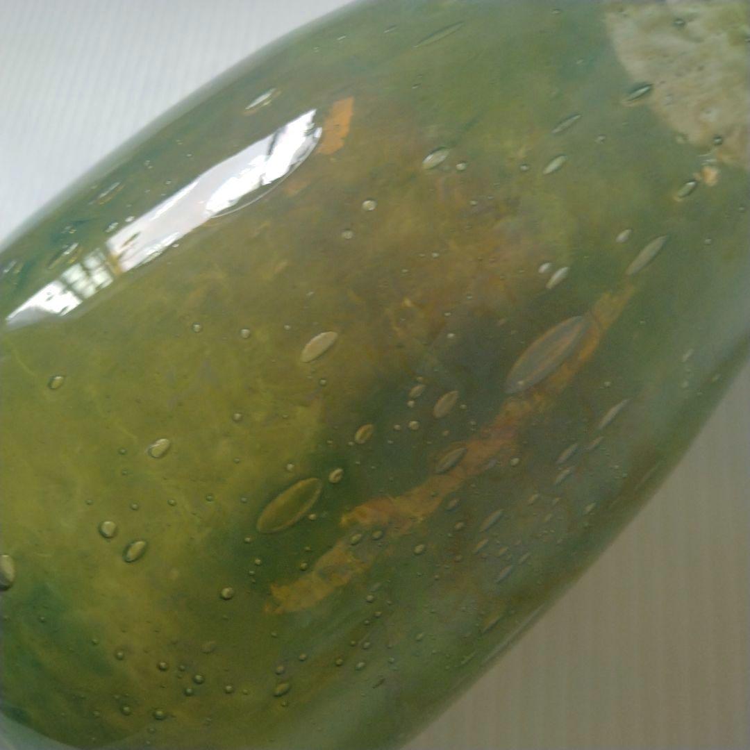 ヘンリーディーン ストロンボリ フラワーベース ガラス 花器 花瓶 17,5cm