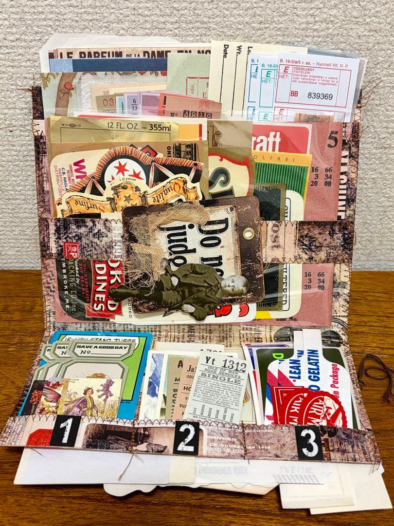 Junkjournal & おすそ分けファイルセットNo.186 雑記帳