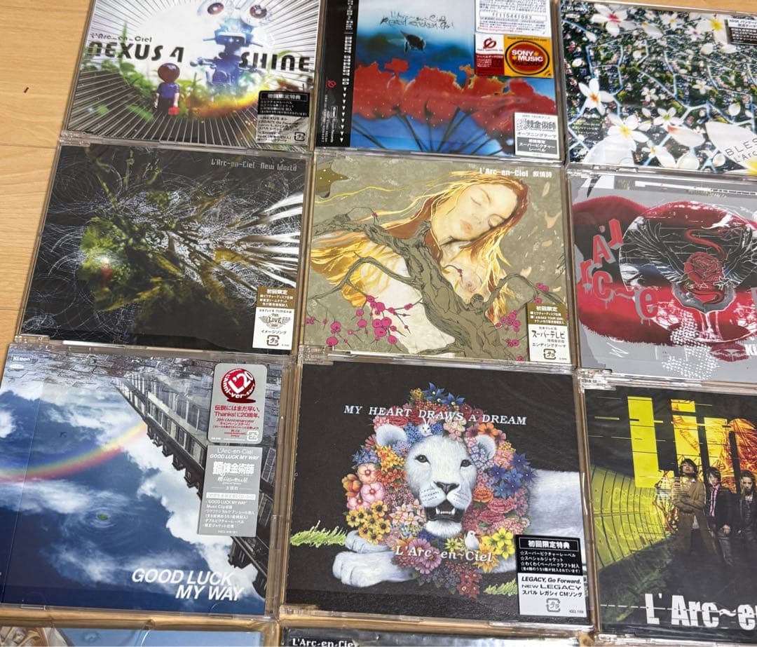 L’Arc~en~Ciel ☆ シングル 27枚 + コンセプトアルバム 3枚