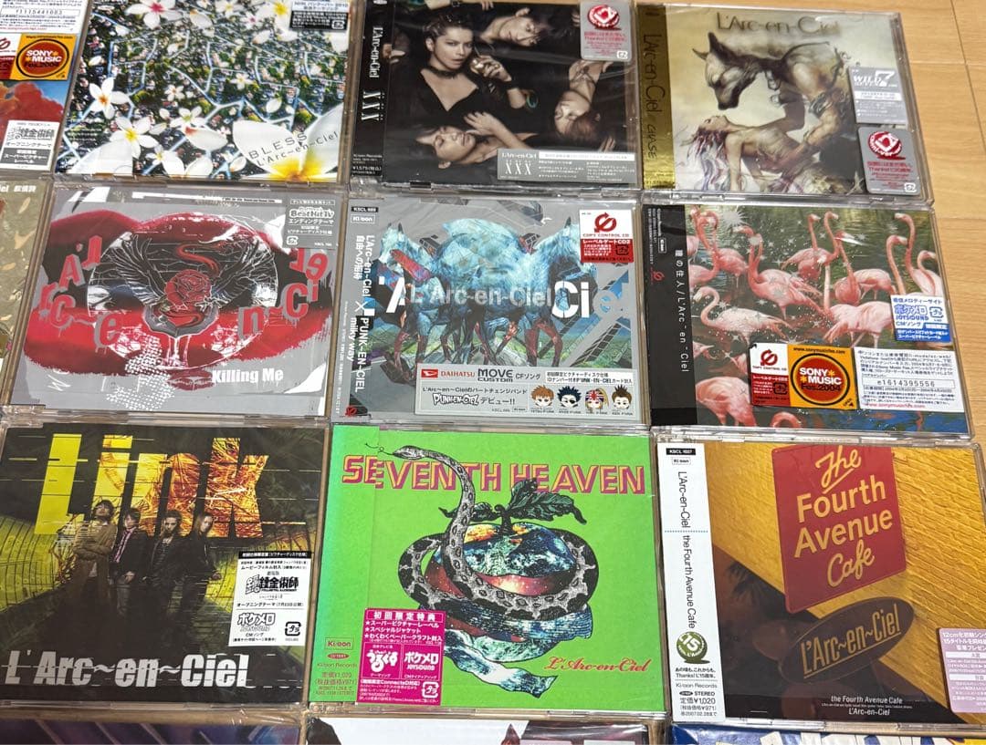 L’Arc~en~Ciel ☆ シングル 27枚 + コンセプトアルバム 3枚