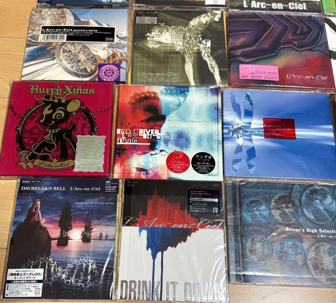 L’Arc~en~Ciel ☆ シングル 27枚 + コンセプトアルバム 3枚