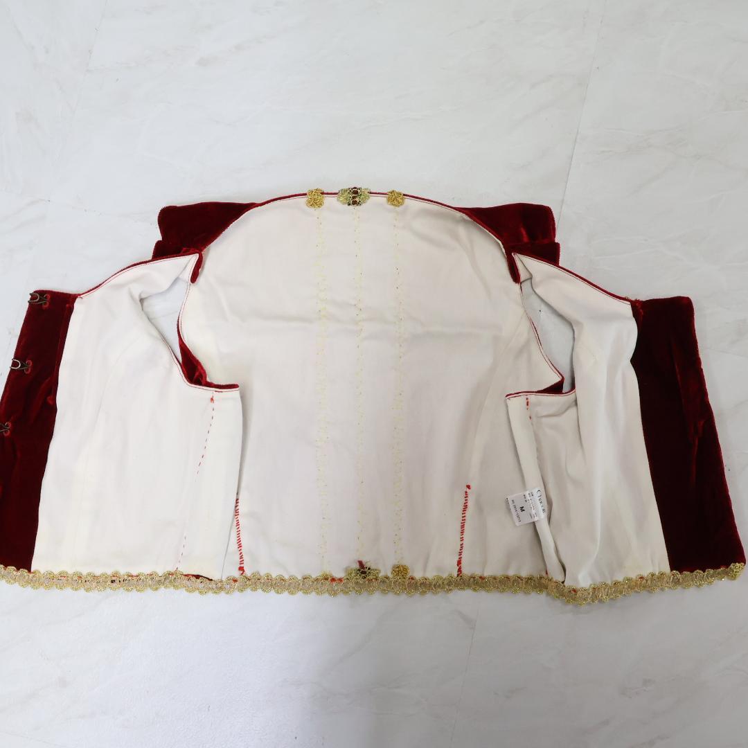 【フォークダンス衣装】レッド×ゴールド Chacott ICHIOKU ベスト