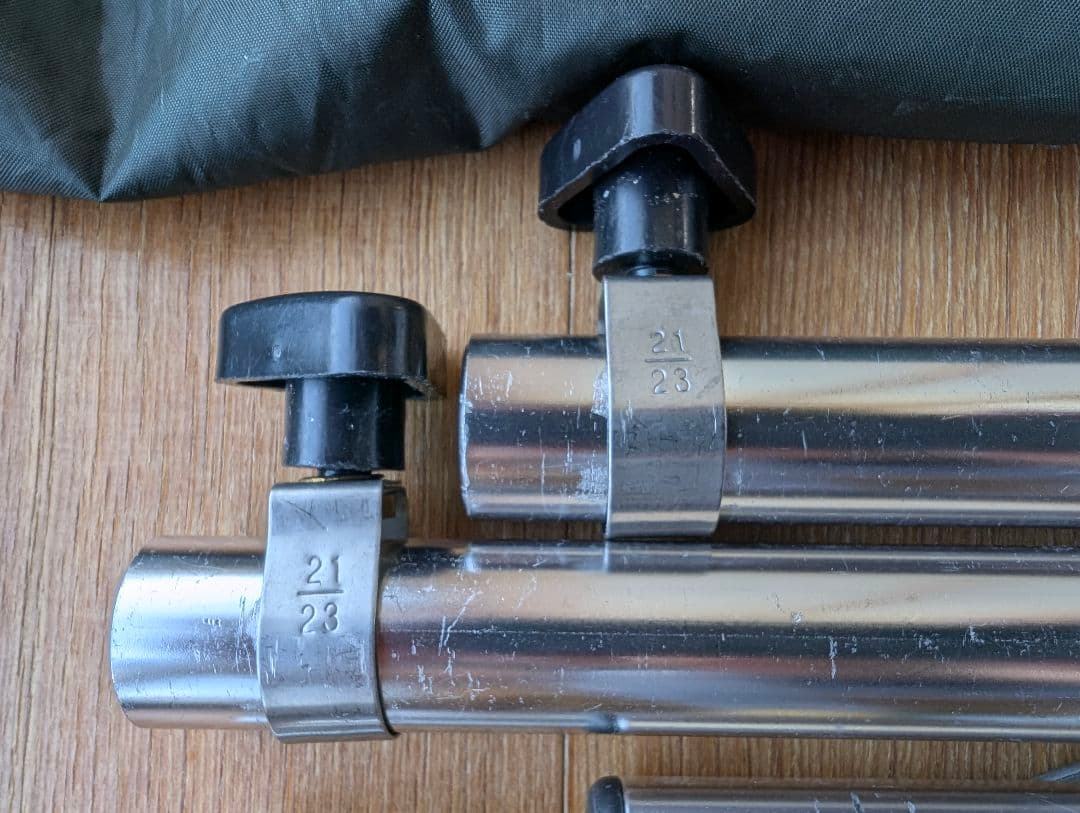 ✨1回使用✨　DD Tarp Pole -2.2m x 2本セット収納ケース付き