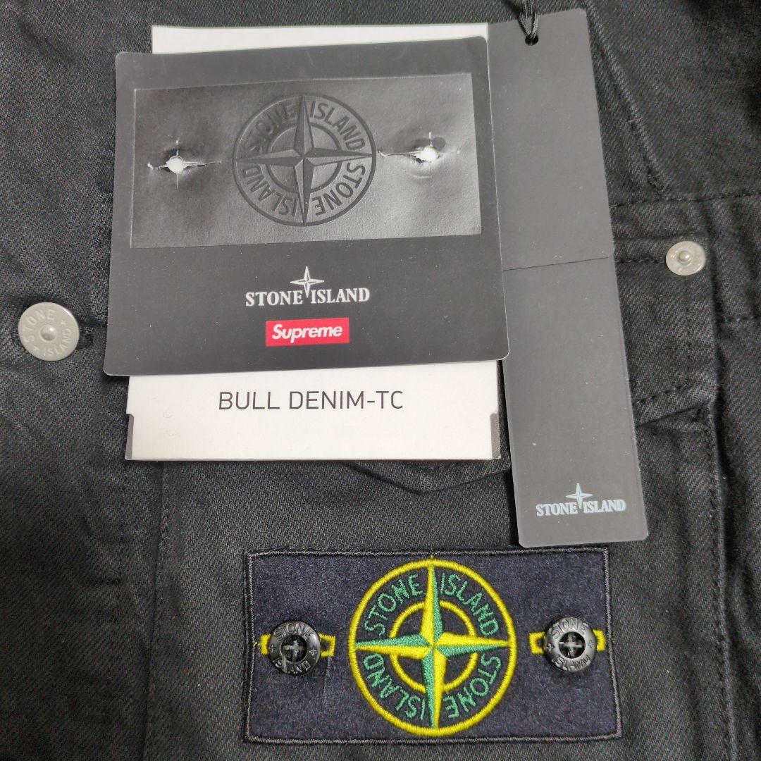 supreme stone ブラックデニム