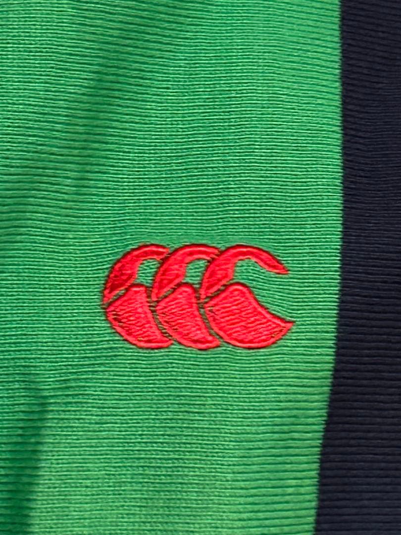 新品 Canterbury ラガーシャツ L マルチカラー 切替 90s