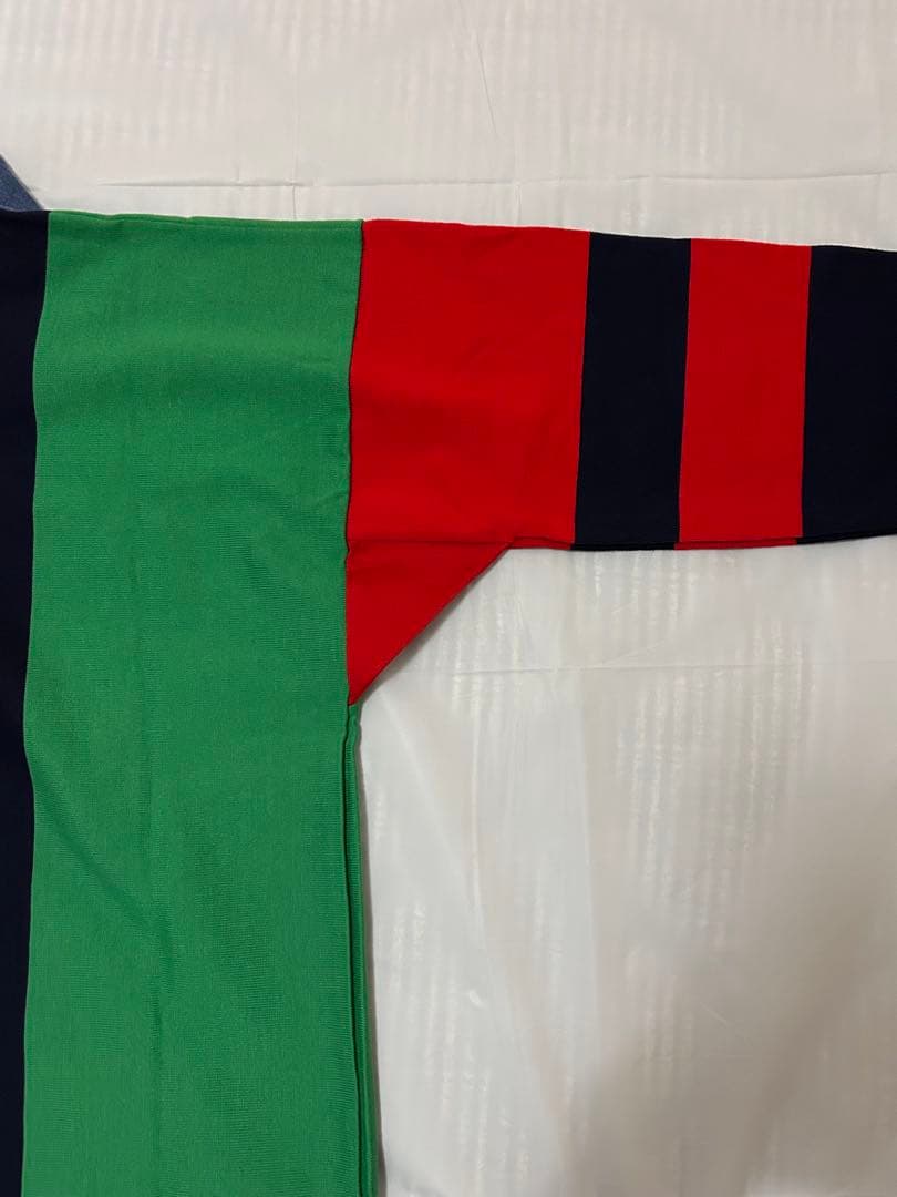 新品 Canterbury ラガーシャツ L マルチカラー 切替 90s