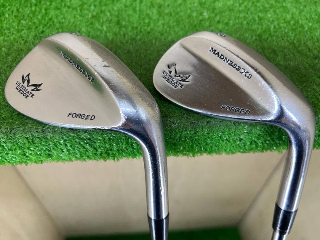 激レア！地クラブウェッジ2本！MADNESS　X3　FORGED　56度/58度