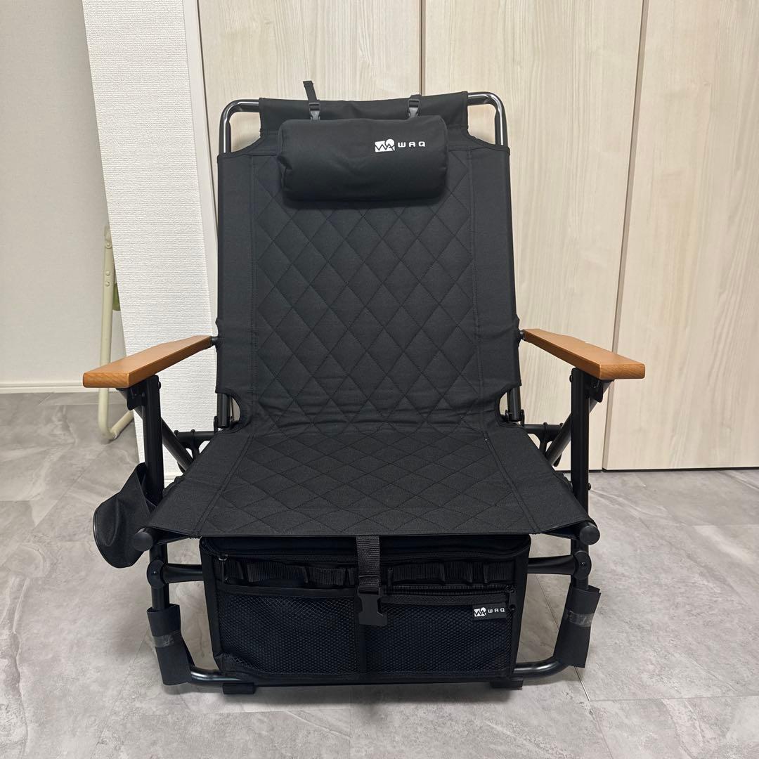 ば*る様 WAQ リクライニングローチェア WAQ-RLC1 折りたたみチェア