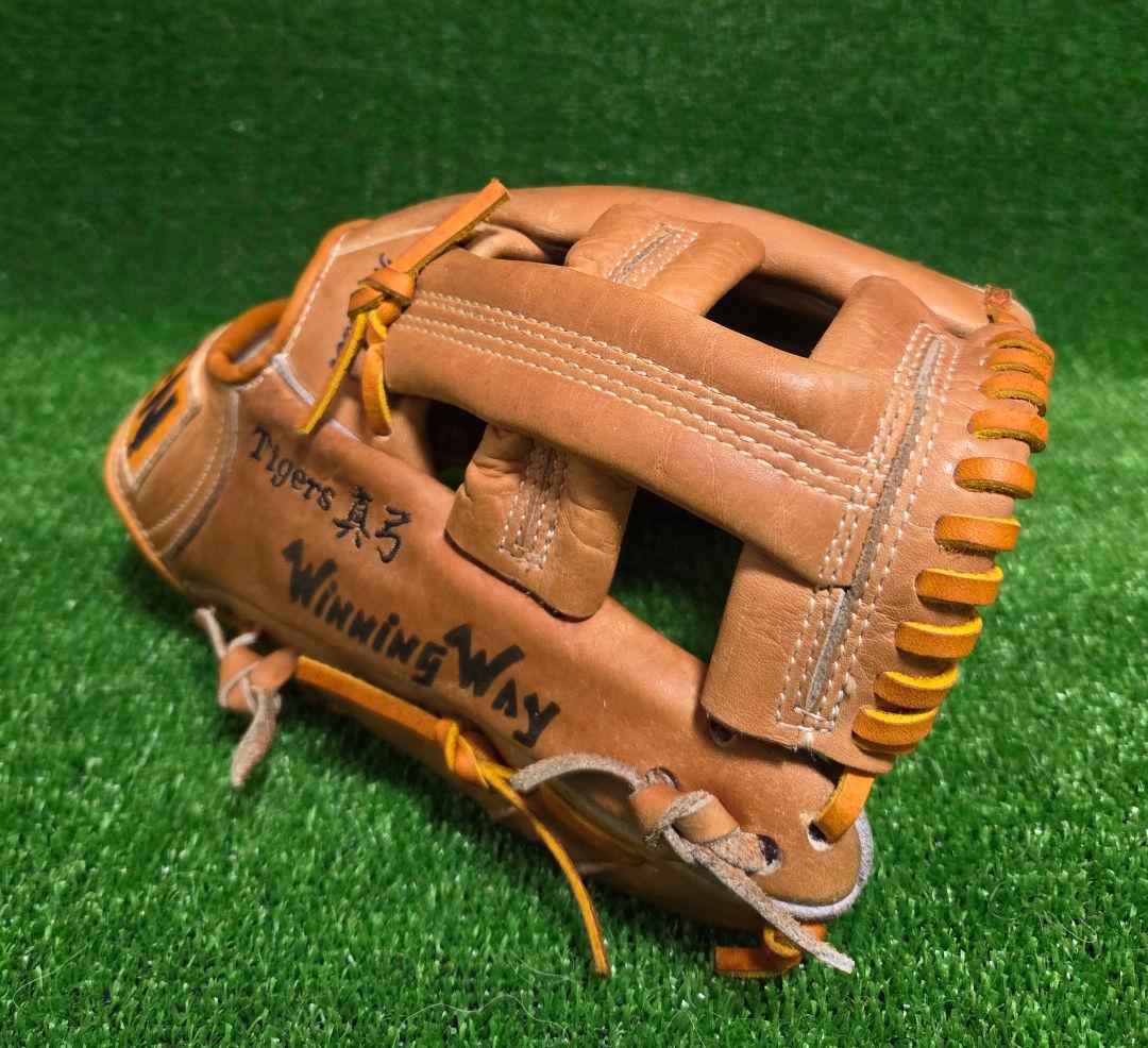 当時物　ベン社製軟式グローブ　阪神タイガース真弓