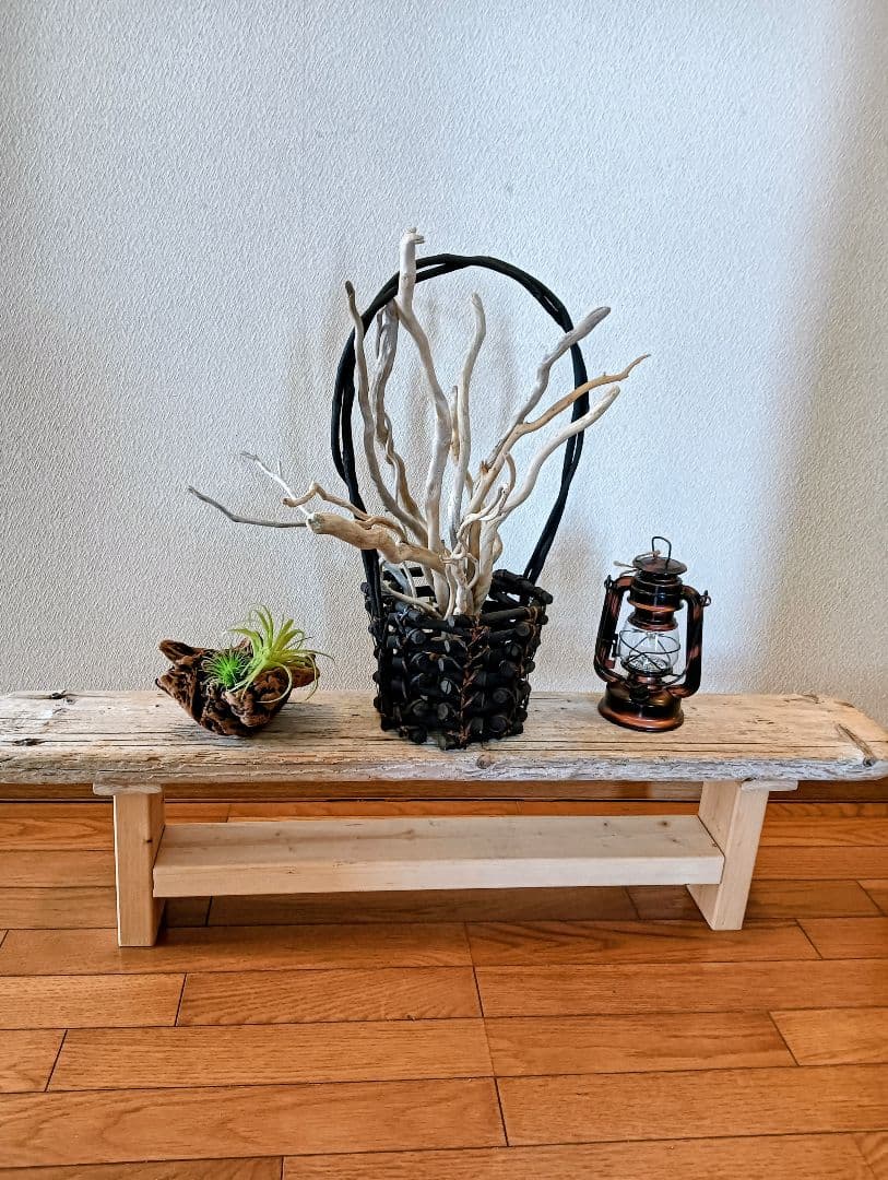 流木534 　流木のディスプレイ用サイドテーブル　多肉植物　　陶芸作品　観葉植物
