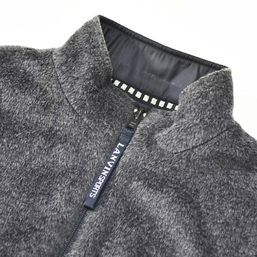 【上質】 【人気】 ランバンスポール リバーシブル ベスト 36 ブラック ♪