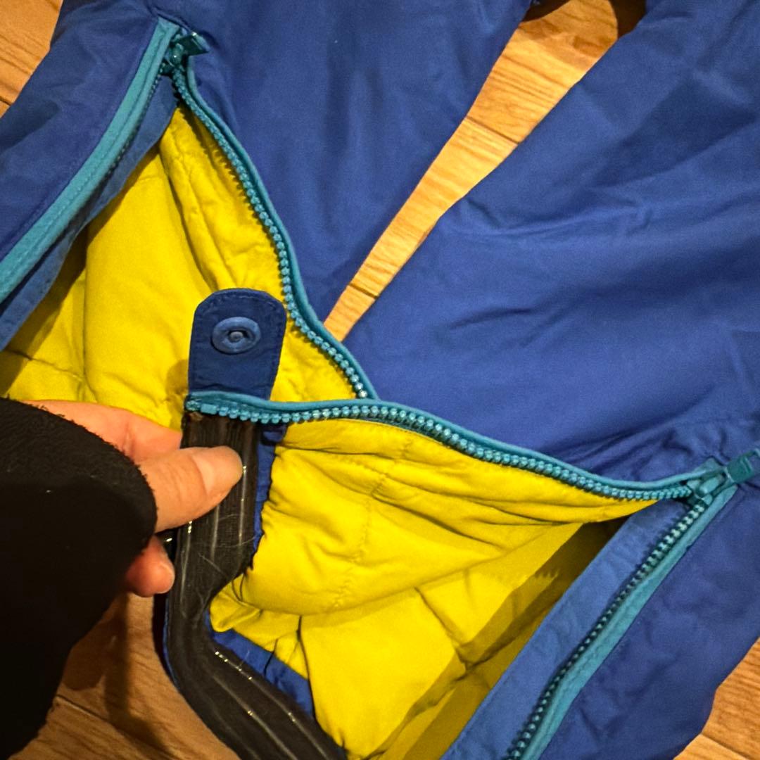 mont-bell 子供用 フード付きジャンプスーツ 青　110