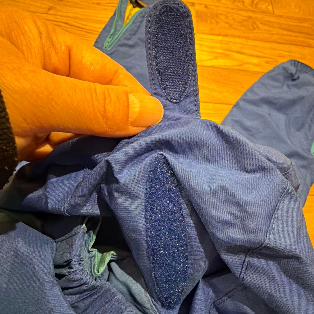 mont-bell 子供用 フード付きジャンプスーツ 青　110