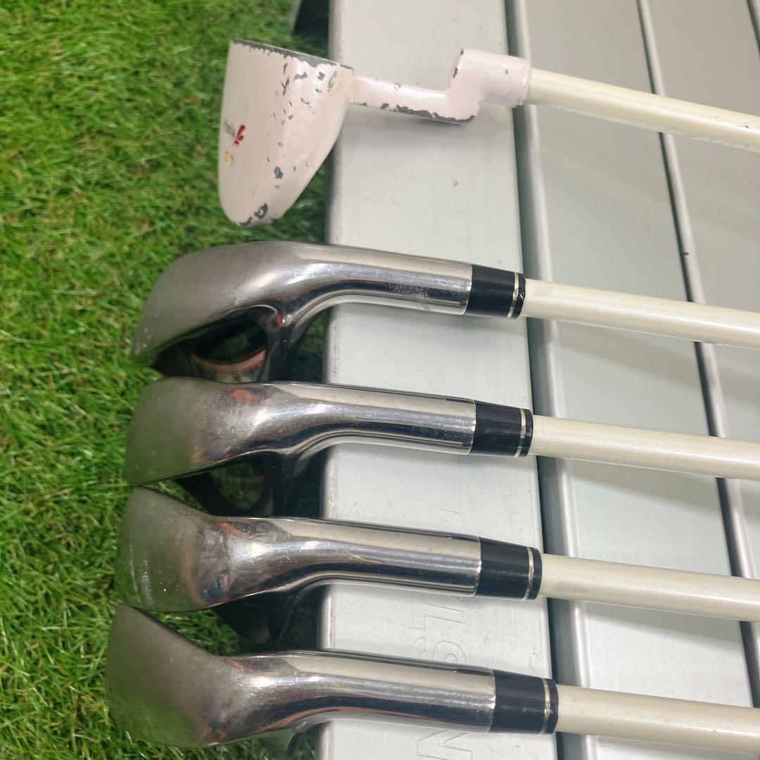 かわいいピンク 初心者　レディースゴルフクラブセット 右利き フレックスL