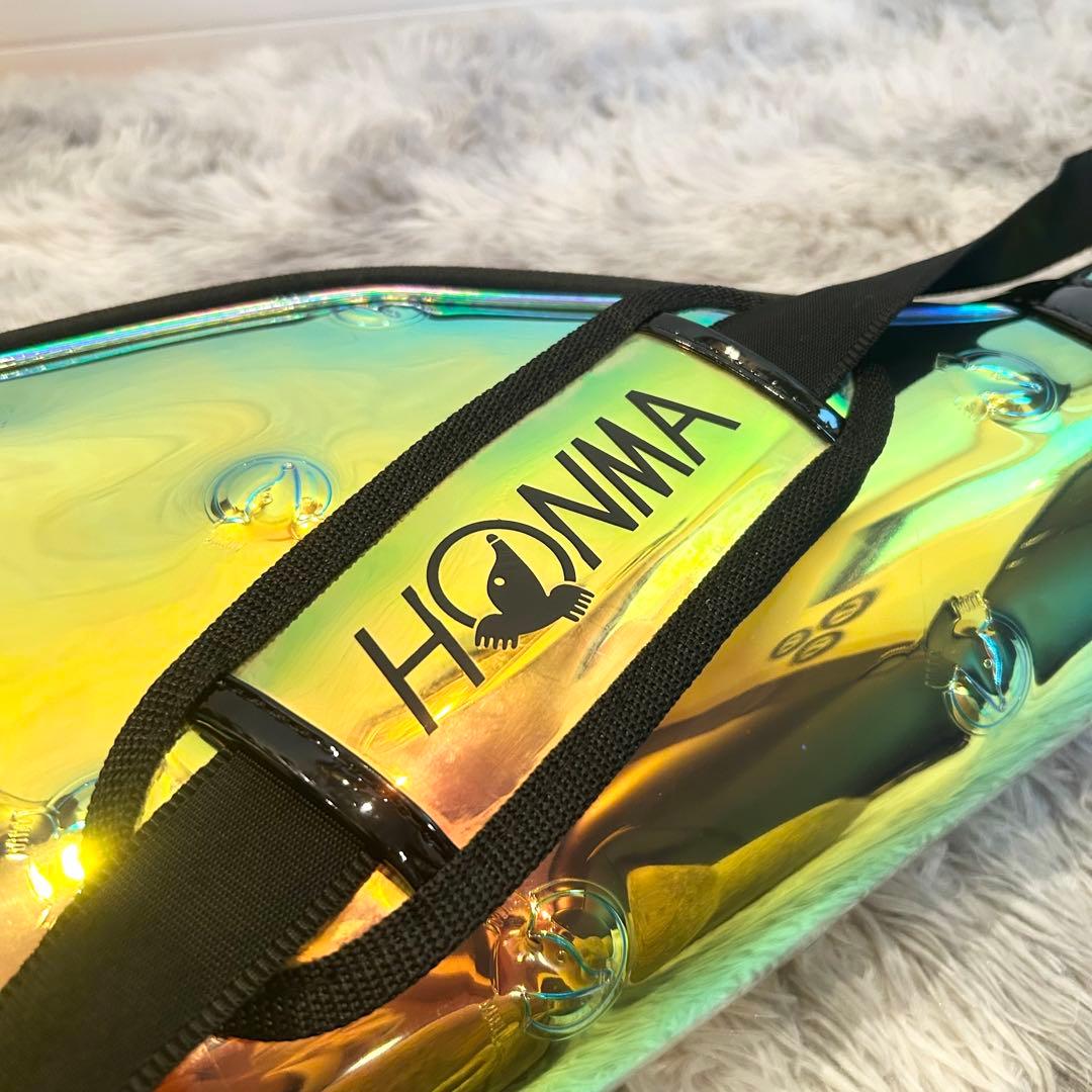 【未使用保管品】HONMA ゴルフバッグ オーロラホログラフィック 希少デザイン
