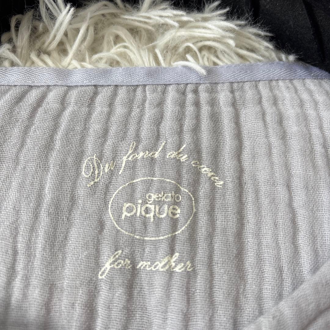 美品☆【ジェラートピケ】マタニティ　ガーゼ地　ワンピース　ティアード　1サイズ