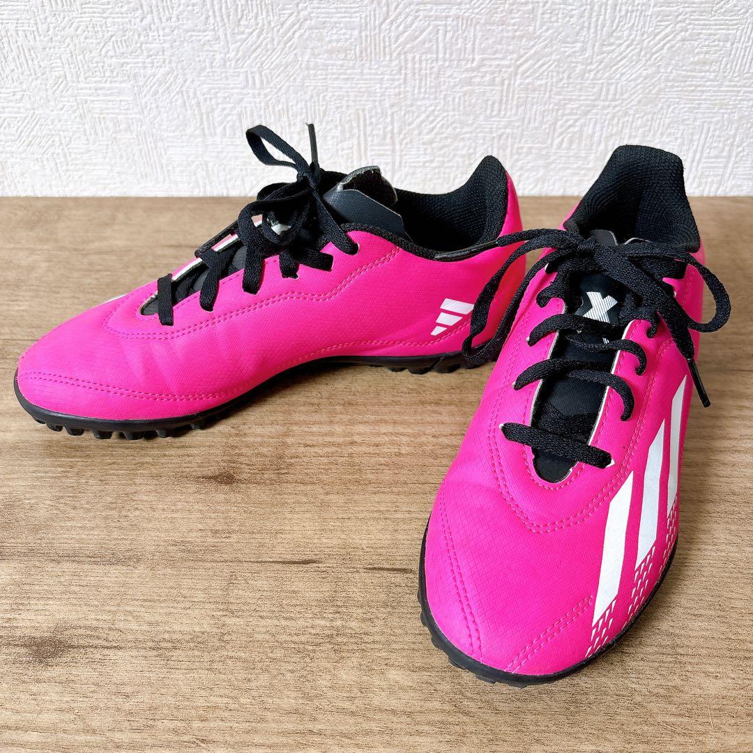 アディダス　adidas サッカースパイク ジュニア キッズ　ピンク　22cm