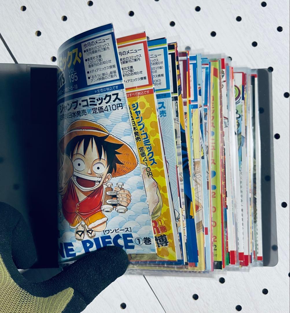 ワンピース　全112巻 初版本 帯☆チラシ全巻 + MEGA おまけ 23冊