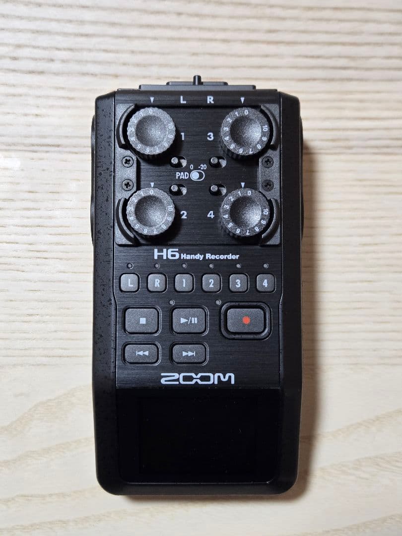 配信機器・PA機器・レコーディング機器 H6/BLK(Handy Recorder)