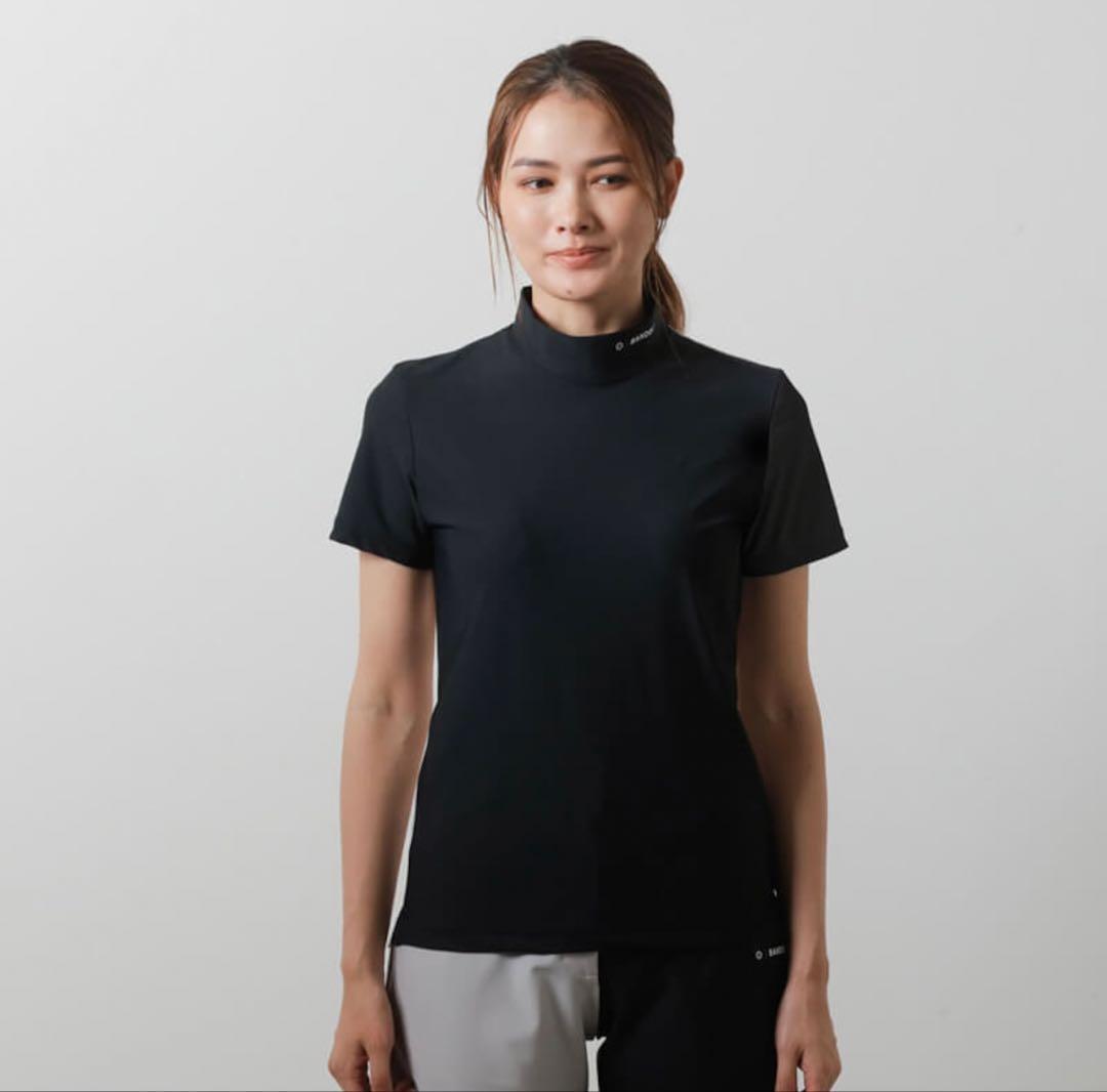 【新品・タグ付き】BANDEL レディース モックネック XS 黒 シンプル